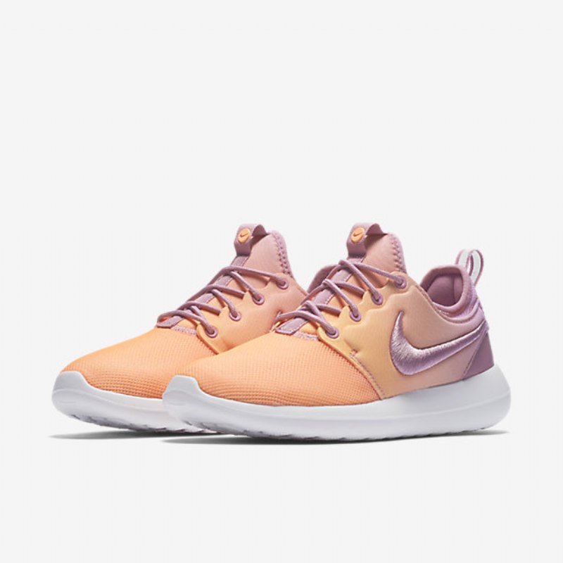 Nike Roshe Two Breathe Shoes Orchid Sunset Sun Shiing White
