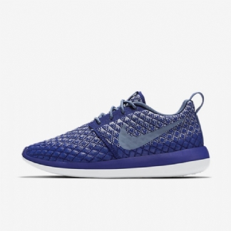Nike Roshe Two Flyknit 365 Chaussure Sininen Syvä Kuninkaallinen Harmaa Susi Valkoinen Kirkas Valtameri