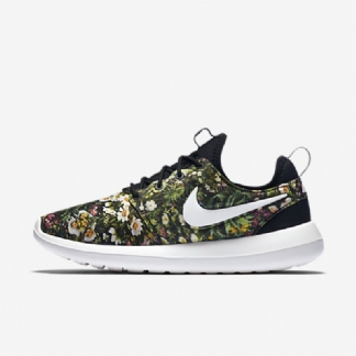 Nike Roshe Two Shoes Black Print Prism Pink White Toppi