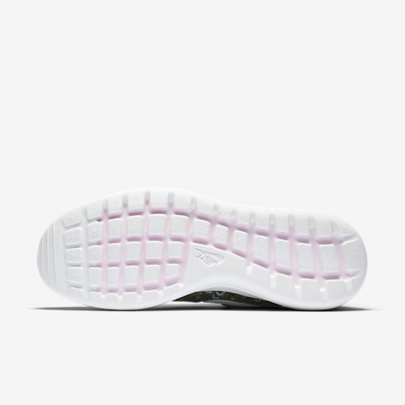 Nike Roshe Two Shoes Black Print Prism Pink White Toppi