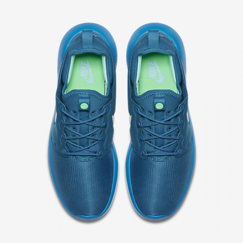 Nike Roshe Two Shoes Industrial Blue Photo Electro Vihreä Valkoinen