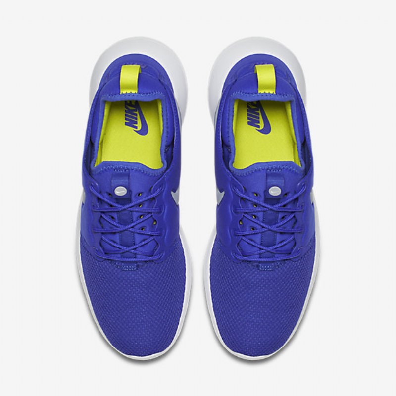 Nike Roshe Two Shoes Sininen Paramount Electrolime White Harmaa Susi