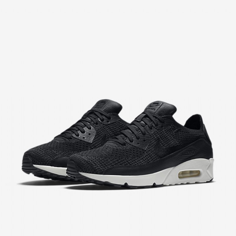 Nikelab Kengät Air Max 90 Miesten Flyknit Black Sail