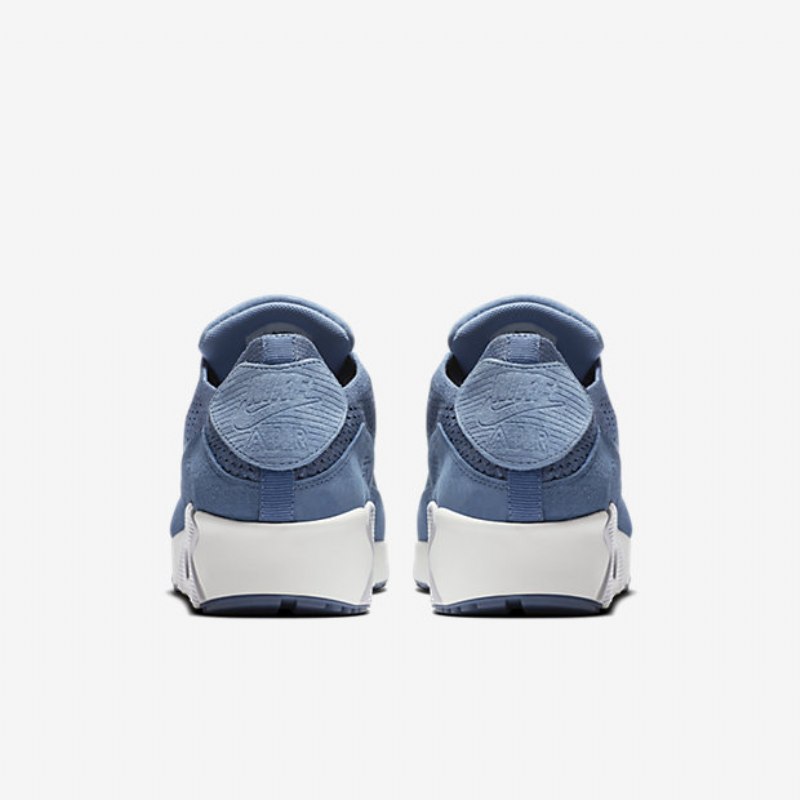Nikelab Kengät Air Max 90 Miesten Flyknit Ocean Mist Sininen Työ Platina Puhdas Purjehdus