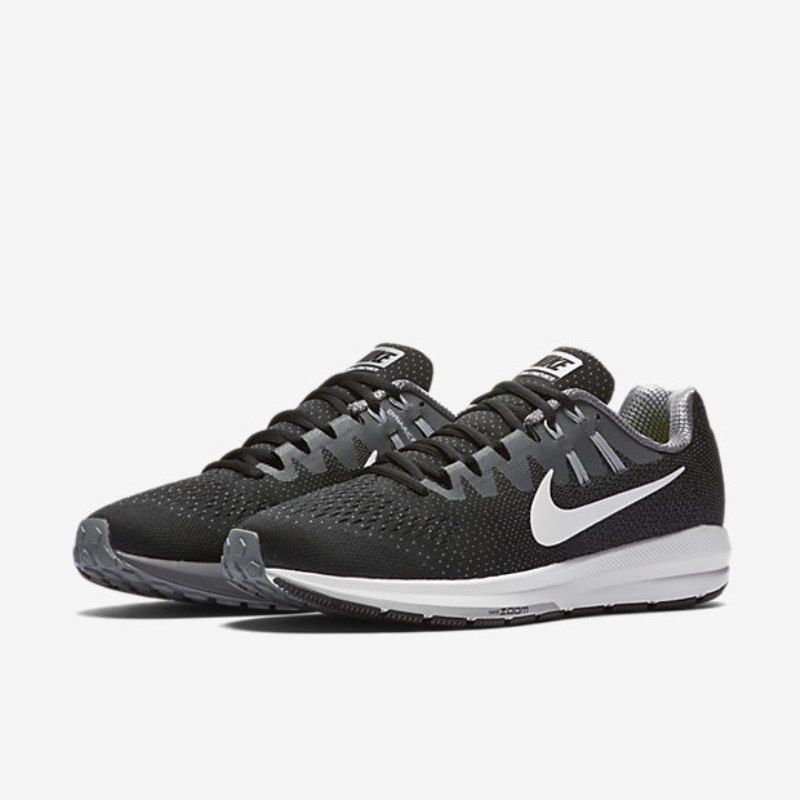 Running Nike Air Zoom Structure 20 Miesten Musta Viileä Harmaa Wolf White