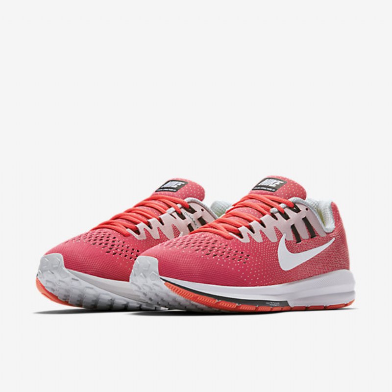 Running Nike Air Zoom Structure 20 Naisten Rose Runner Pure Platinum Midnight Fog White