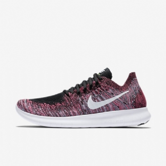 Running Nike Free 2017 Naisten Rn Flyknit Black Pink Racer Gamma Sininen Valkoinen