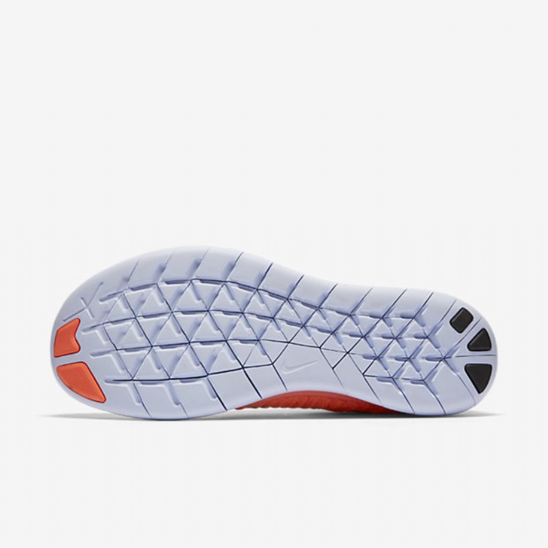 Running Nike Free Naisten Rn Flyknit Kirkas Mango Persikkakerma Vaalean Purppuraharmaa Susi