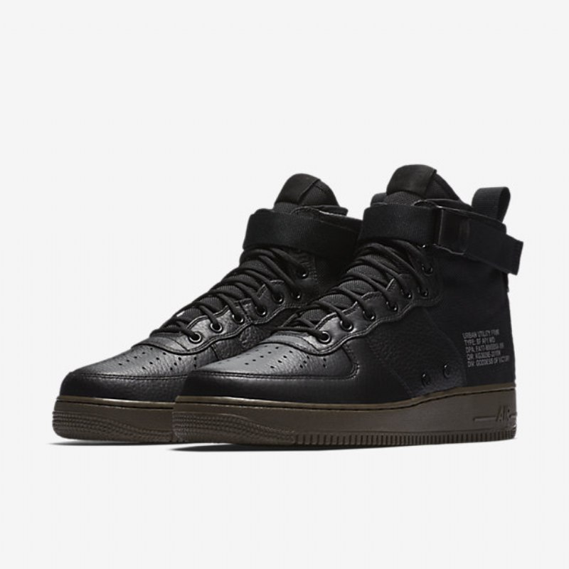 Sf Nike Air Force 1 Miesten Black Dark Hazel