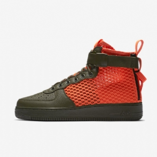 Sf Nike Air Force 1 Mqs Miesten Khaki Cargo Total Crimson