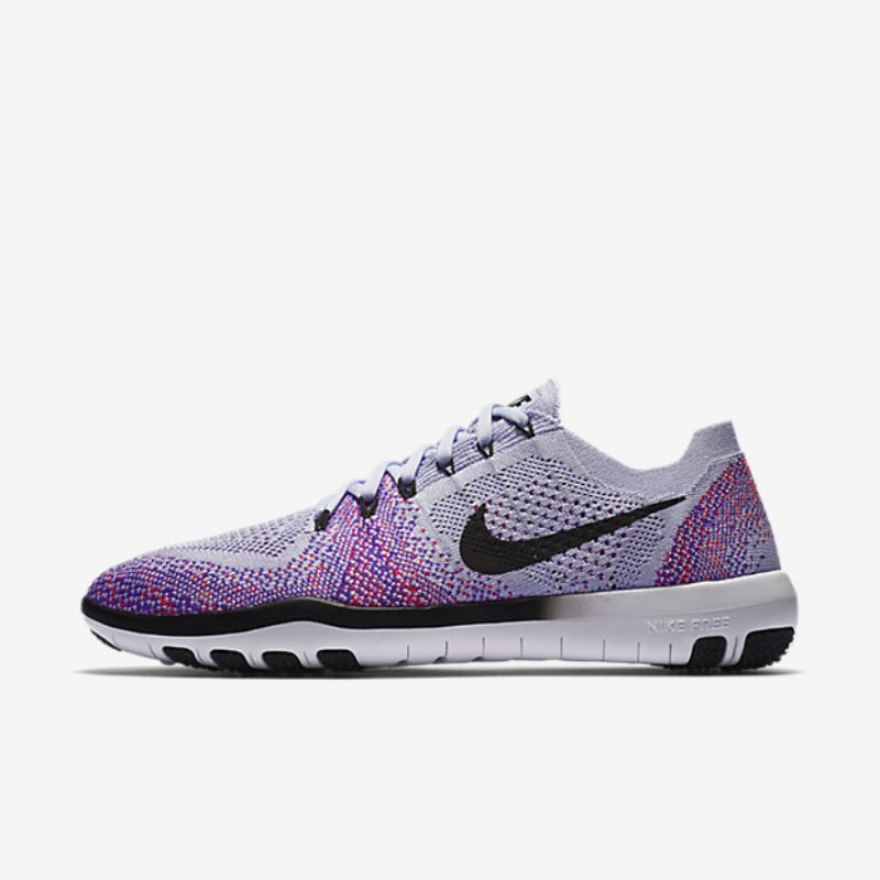 Treenikengät Nike Free Focus Flyknit 2 Naisten Vaaleanvioletti Hyper Grape White Black