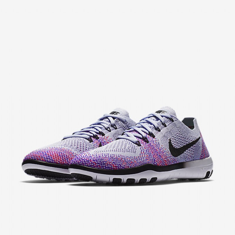 Treenikengät Nike Free Focus Flyknit 2 Naisten Vaaleanvioletti Hyper Grape White Black