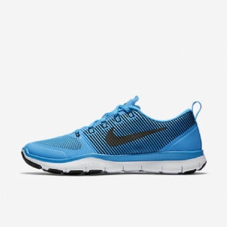 Treenikengät Nike Free Miesten Train Versatility Sininen Kiiltävä Valkoinen Musta