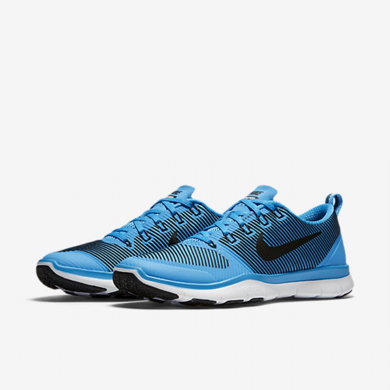 Treenikengät Nike Free Miesten Train Versatility Sininen Kiiltävä Valkoinen Musta