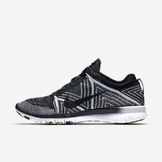 Treenikengät Nike Free Tr 5 Flyknit Naisten Black White Volt
