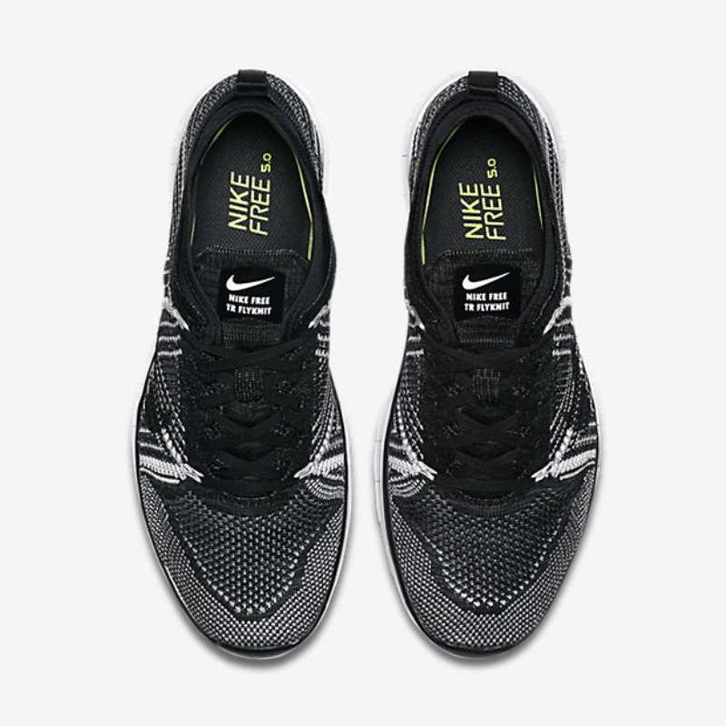 Treenikengät Nike Free Tr 5 Flyknit Naisten Black White Volt