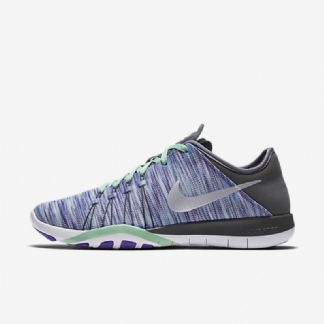 Treenikengät Nike Free Tr 6 Amp Naisten Hyper Grape Grey Kylmä Arktinen Vihreä Valkoinen