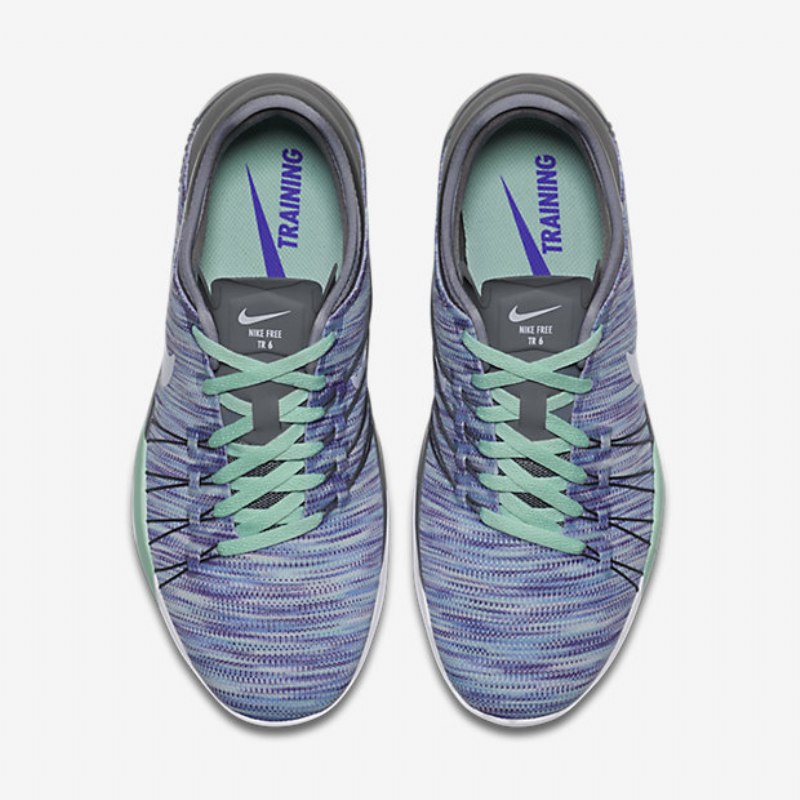 Treenikengät Nike Free Tr 6 Amp Naisten Hyper Grape Grey Kylmä Arktinen Vihreä Valkoinen