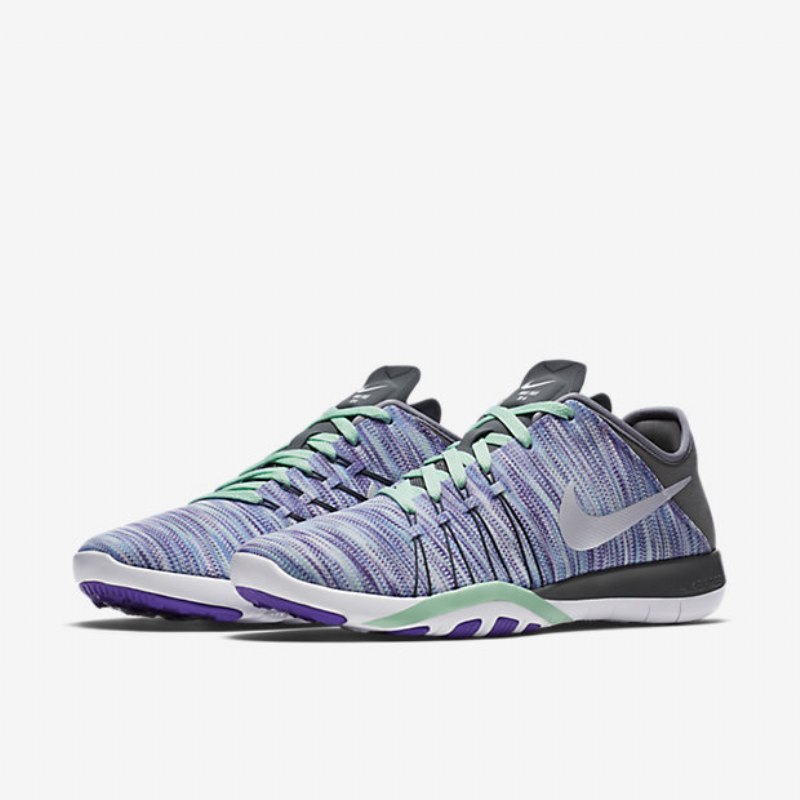 Treenikengät Nike Free Tr 6 Amp Naisten Hyper Grape Grey Kylmä Arktinen Vihreä Valkoinen