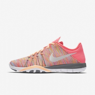 Treenikengät Nike Free Tr 6 Amp Naisten Rose Runner Harmaa Cold Glow Auringonlasku Valkoinen