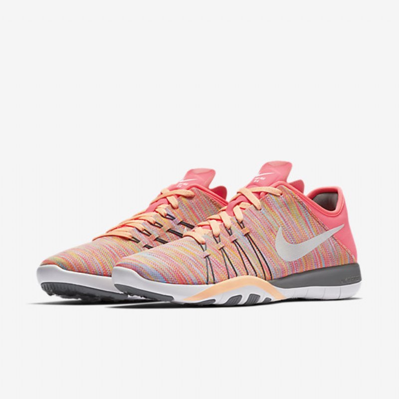 Treenikengät Nike Free Tr 6 Amp Naisten Rose Runner Harmaa Cold Glow Auringonlasku Valkoinen