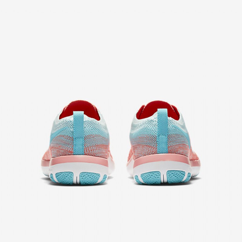 Treenikengät Nike Free Tr Focus Flyknit Naiset Melonikiilto Glacier Blue Total Crimson Polarisoitu