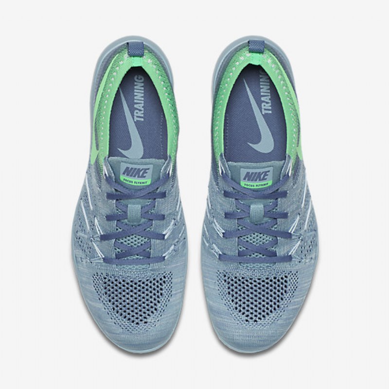 Treenikengät Nike Free Tr Focus Flyknit Naiset Sininen Kiille Ocean Sumu Valkoinen Vihreä Electro