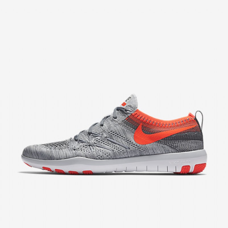 Treenikengät Nike Free Tr Focus Flyknit Naisten Pure Platinum Cool Grey White Total Crimson