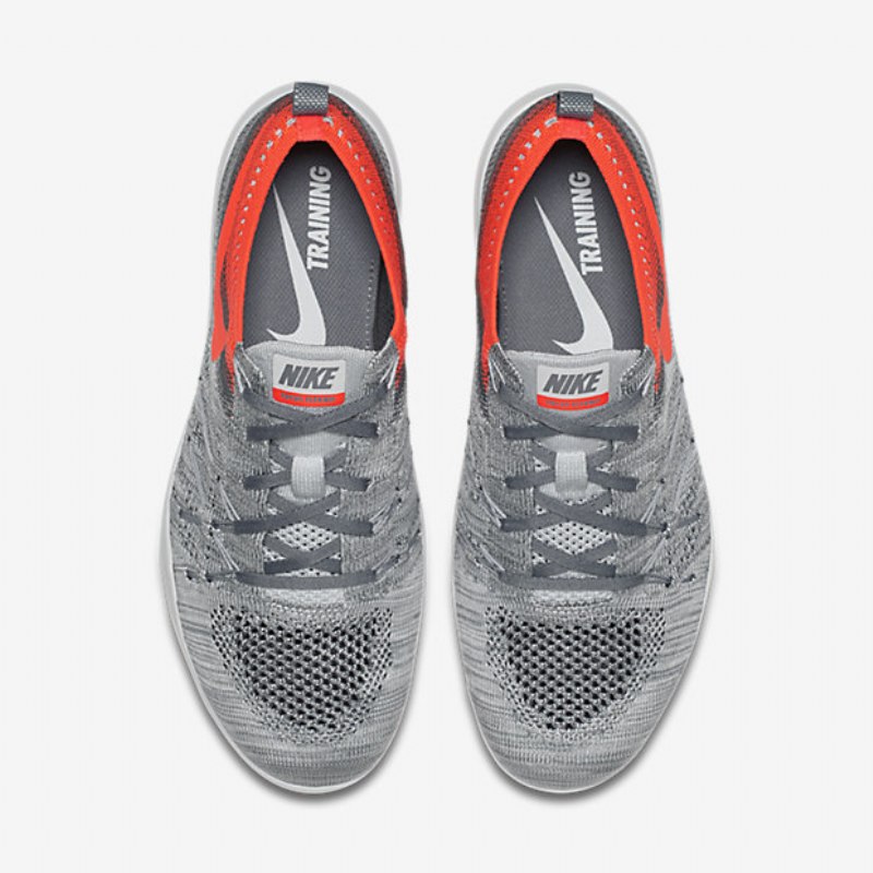 Treenikengät Nike Free Tr Focus Flyknit Naisten Pure Platinum Cool Grey White Total Crimson