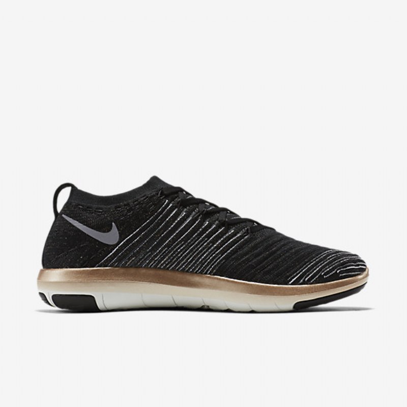 Treenikengät Nike Free Transform Flyknit Naiset Musta Pronssi Metallipunainen Summit Valkoinen Viileä Harmaa