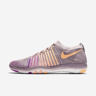 Treenikengät Nike Free Transform Flyknit Naisten Brum Luumu Kirkas Mango Kirkkaan Violetti Persikkakerma