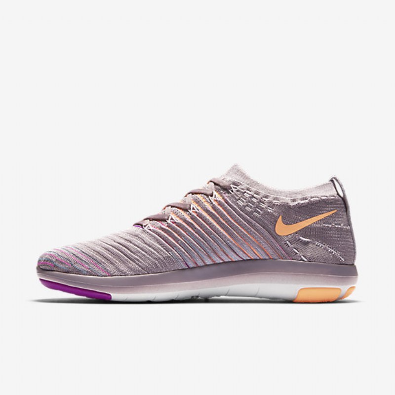 Treenikengät Nike Free Transform Flyknit Naisten Brum Luumu Kirkas Mango Kirkkaan Violetti Persikkakerma