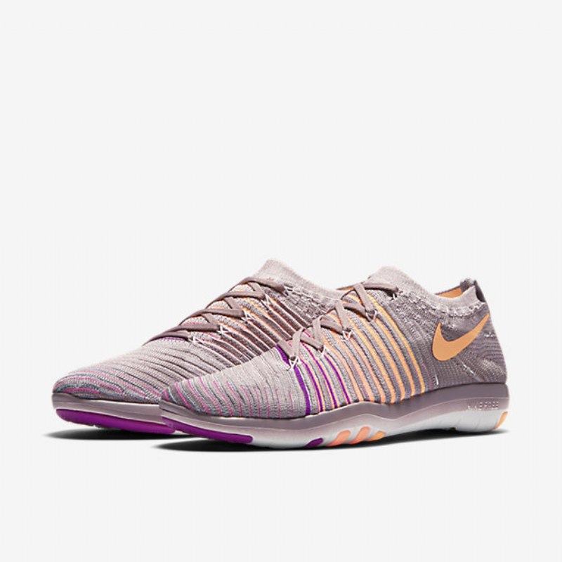 Treenikengät Nike Free Transform Flyknit Naisten Brum Luumu Kirkas Mango Kirkkaan Violetti Persikkakerma