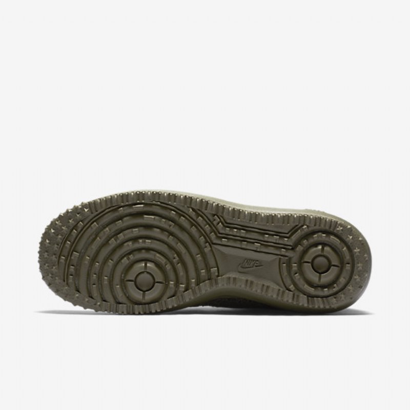 Työskentely Nike Lunar Force 1 Flyknit Workboot Naisten Olive Medium Sequoia Neutraali
