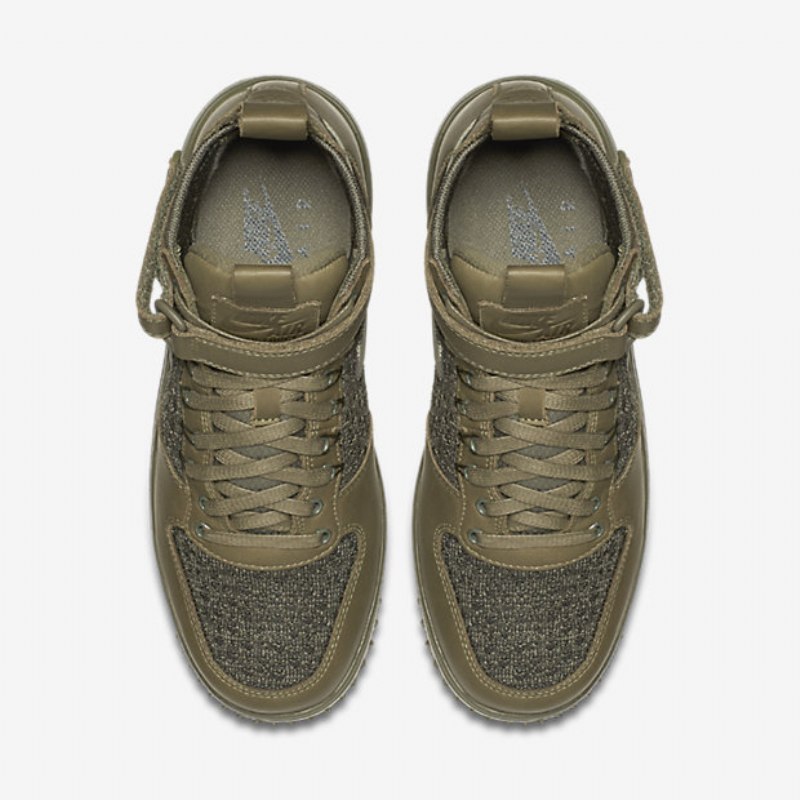 Työskentely Nike Lunar Force 1 Flyknit Workboot Naisten Olive Medium Sequoia Neutraali
