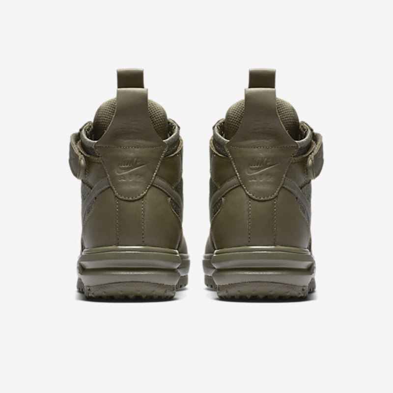 Työskentely Nike Lunar Force 1 Flyknit Workboot Naisten Olive Medium Sequoia Neutraali